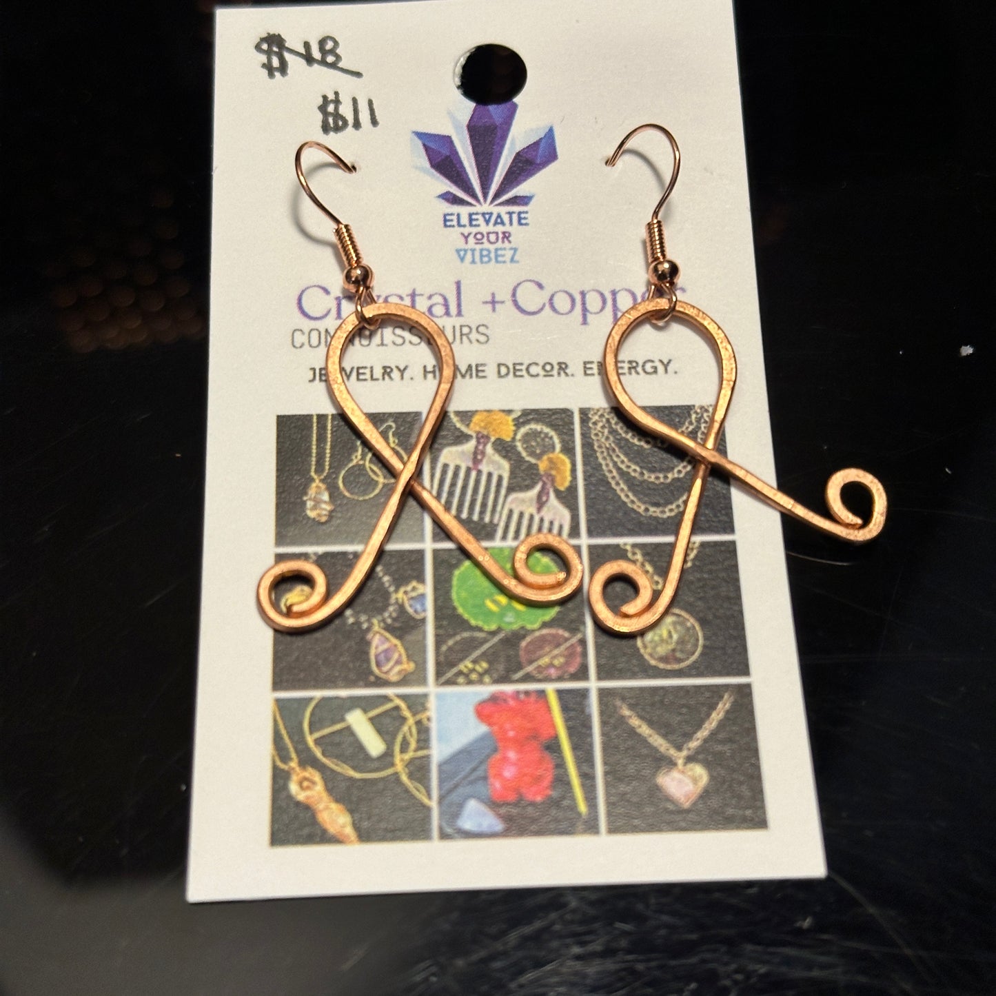 Hammered Loop Earrings