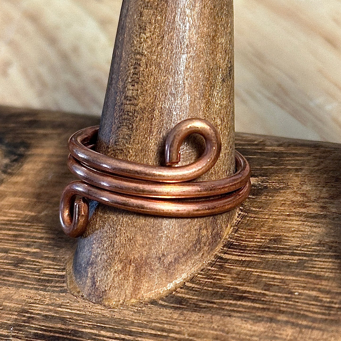 Continuum Loop Copper Ring |