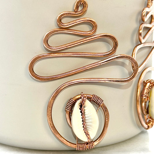 Maze to Riches | Copper Earrings