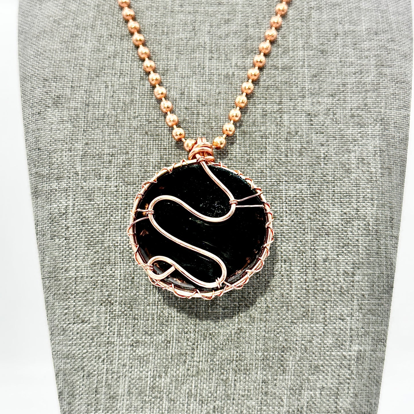 Grounding Shield | Tiger Eye Amulet