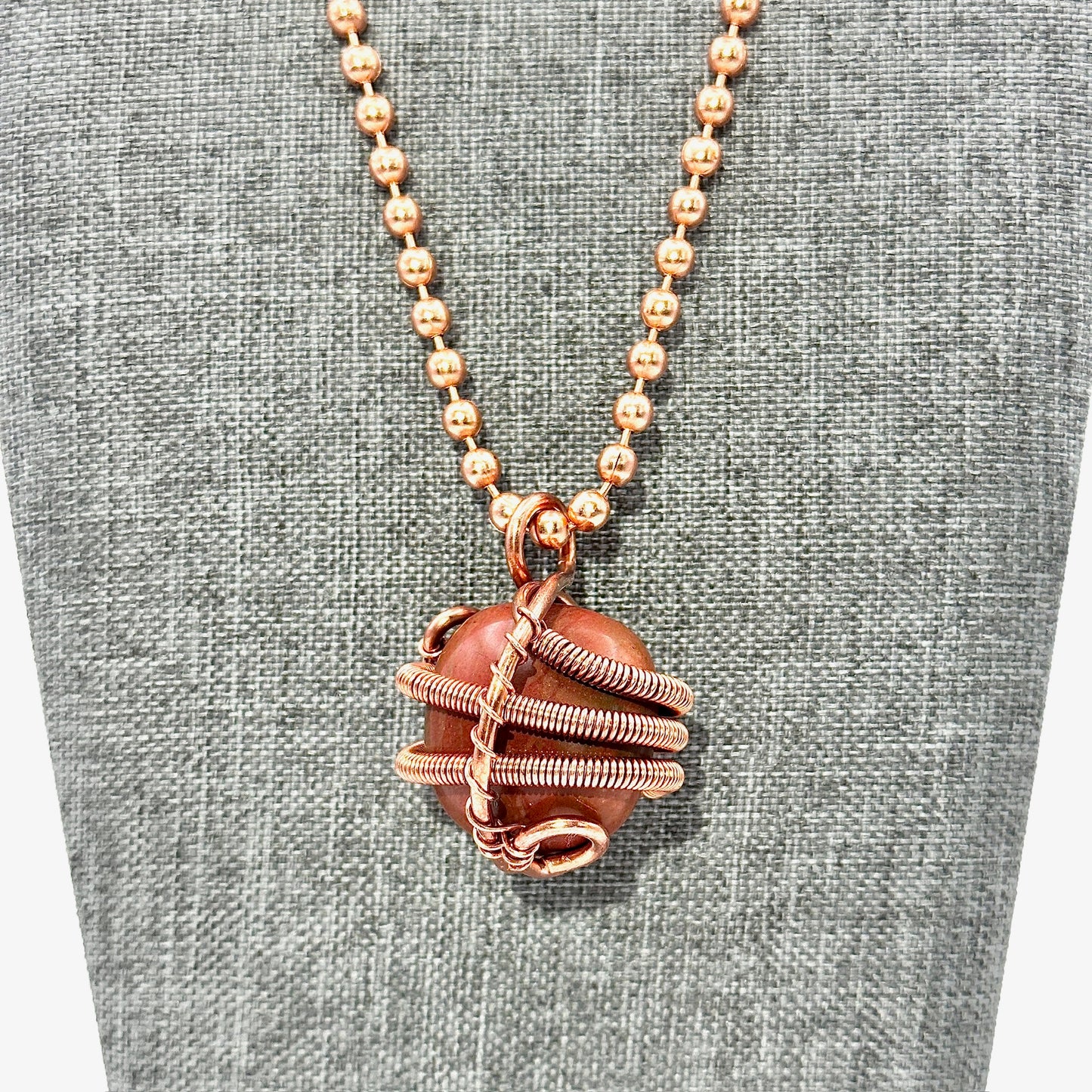 Stable Foundation | Red Jasper Pendant