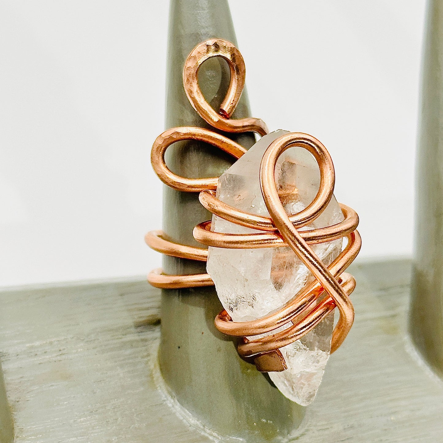 Clear Quartz | Statement Ring
