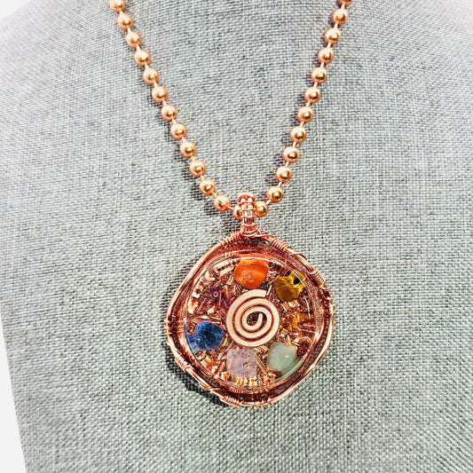 Chakra Centered | 7 Stone Chakra Amulet
