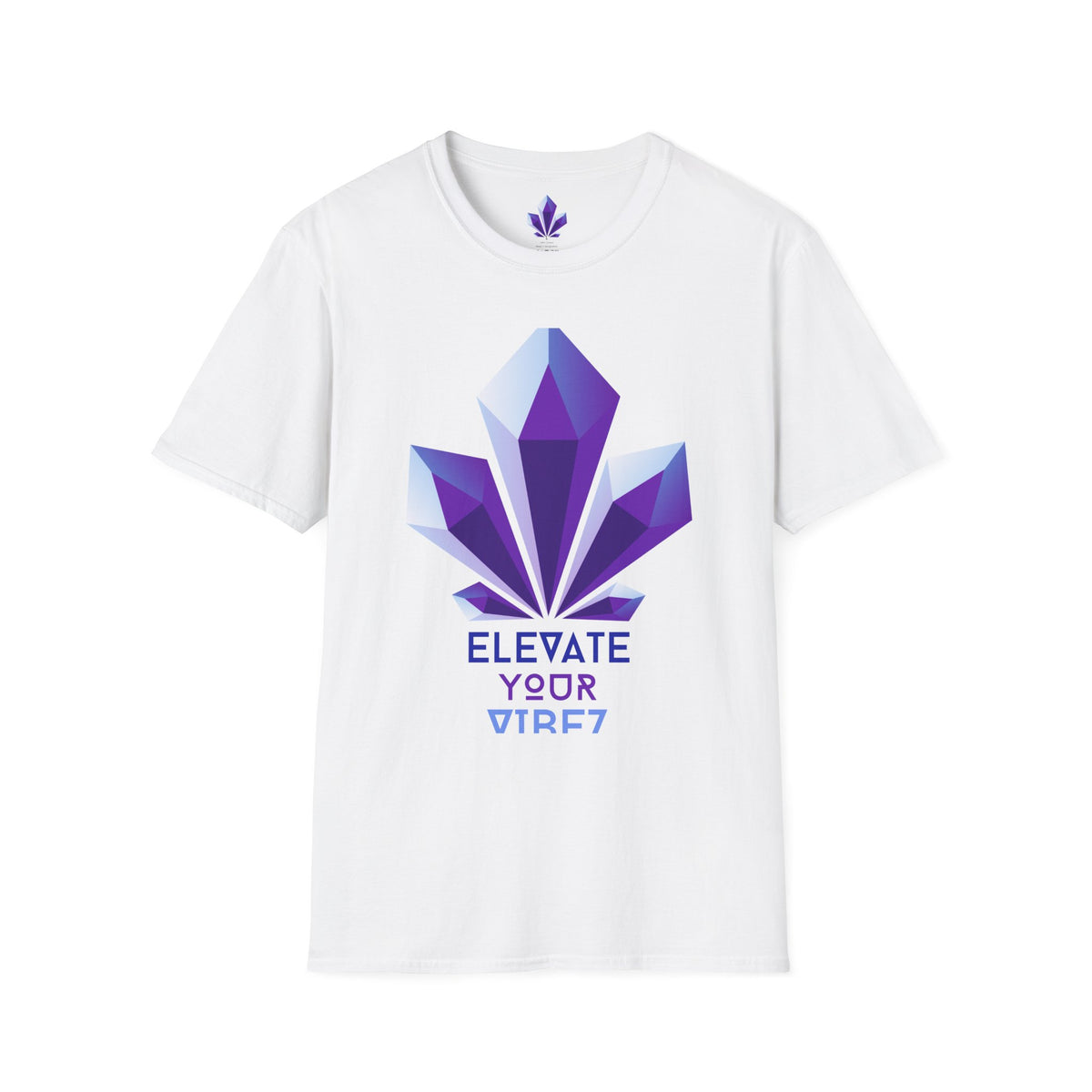 Elevate Your Vibez Crystal Logo T-Shirt
