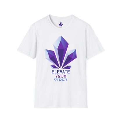 Elevate Your Vibez Crystal Logo T-Shirt
