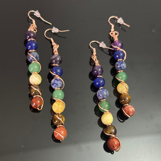 Chakra Drop Earrings