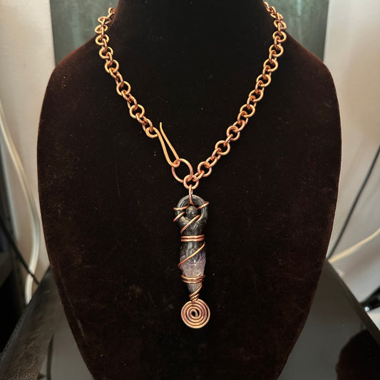 Amethyst Priestess Goddess Necklace
