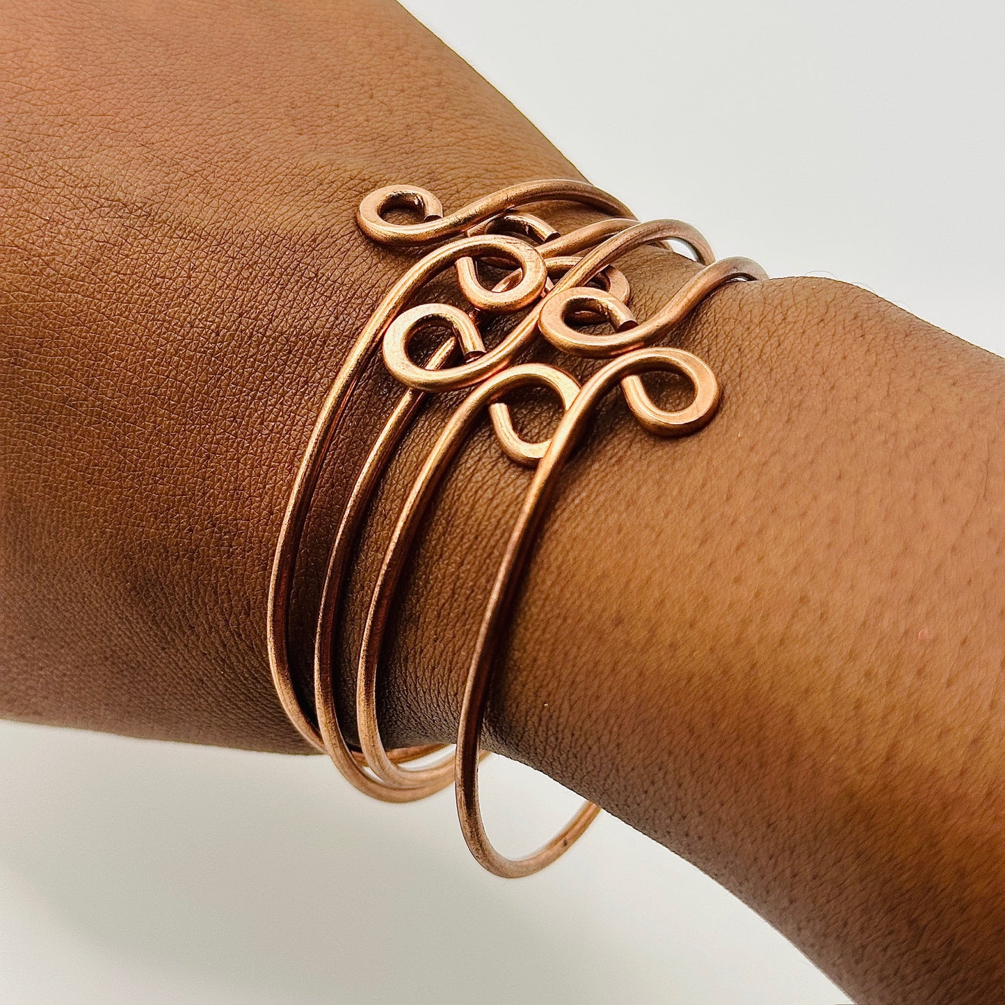 Classic Copper Spiral Bangles | Copper Classics