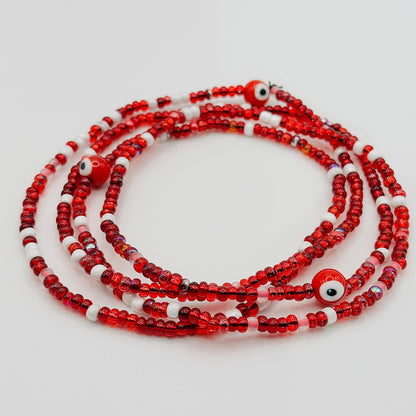 Evil/Gods Eye Handmade Waistbeads