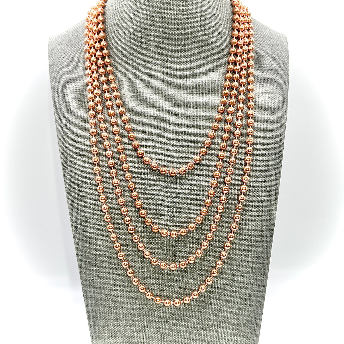 \Medium Copper Ball Chain | Copper Classic