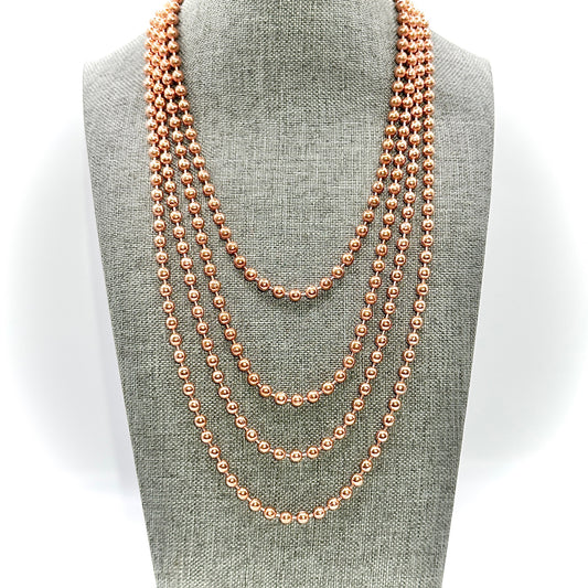 \Medium Copper Ball Chain | Copper Classic