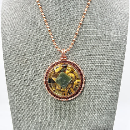 Grounded Prosperity | Tiger Eye & Jade Amulet