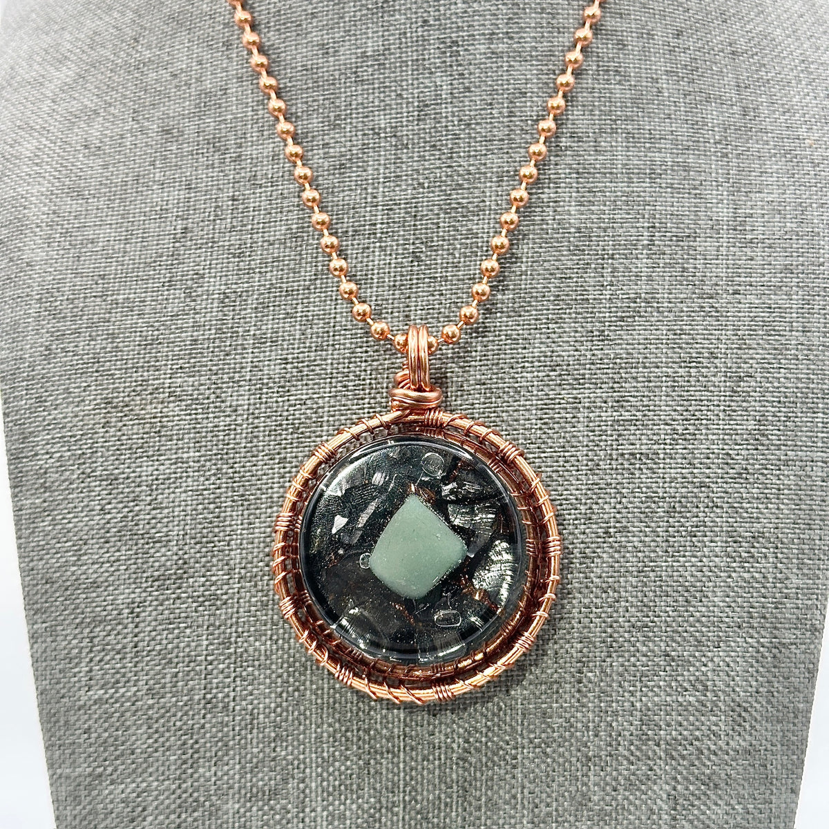 Abundant Protection | Shungite & Green Aventurine EMF Amulet
