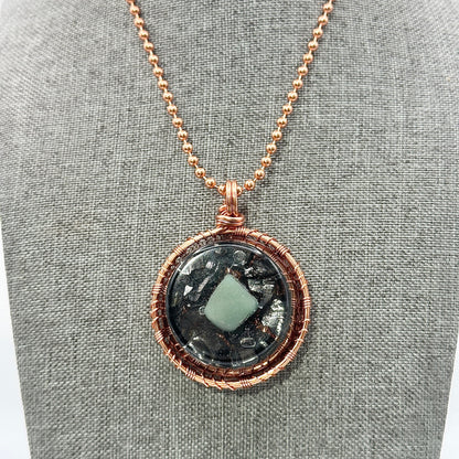 Abundant Protection | Shungite & Green Aventurine EMF Amulet
