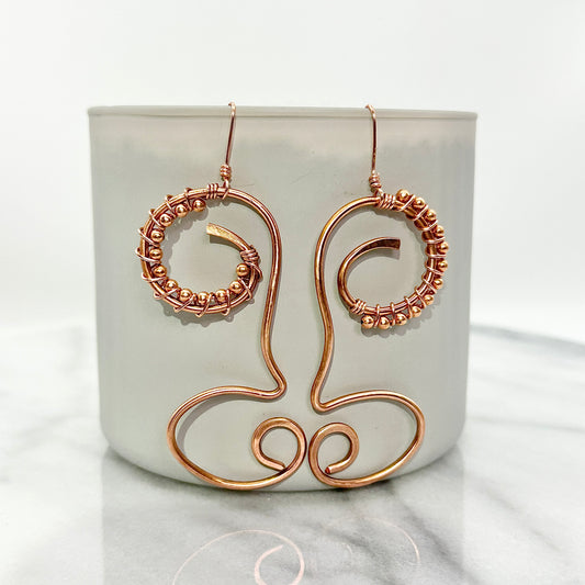 Picasso! | Copper Earrings