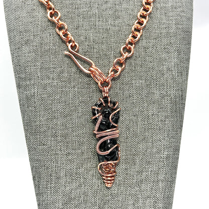 Big Mama Obsidian Goddess | Shibari Inspired Necklace