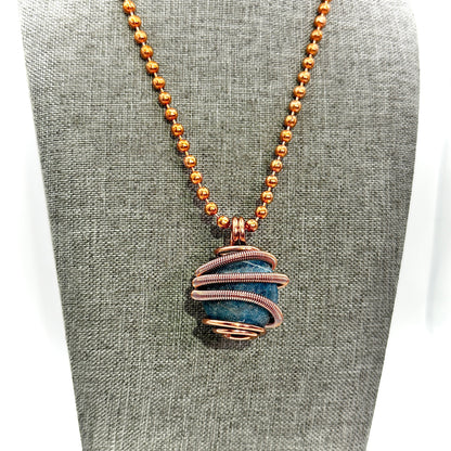 Manifestors Stone | Tumbled Apatite Pendant