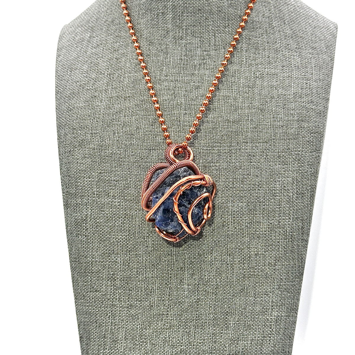 Stone of Truth | Raw Sodalite Pendant