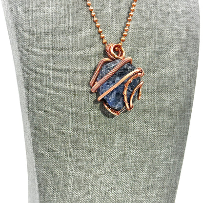 Stone of Truth | Raw Sodalite Pendant