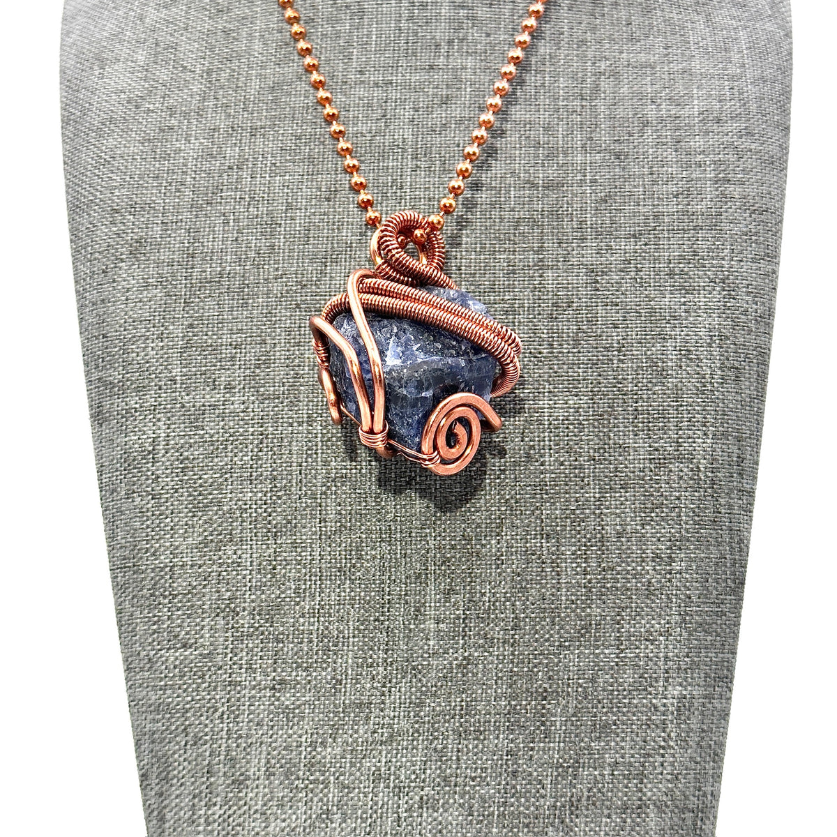 Stone of Truth | Raw Sodalite Pendant