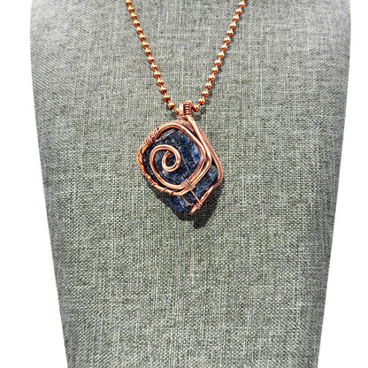 Stone of Truth | Raw Sodalite Pendant