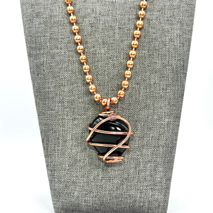 Quiet Shield | Black Obsidian Pendant