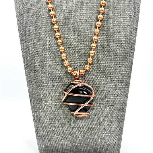 Quiet Shield | Black Obsidian Pendant