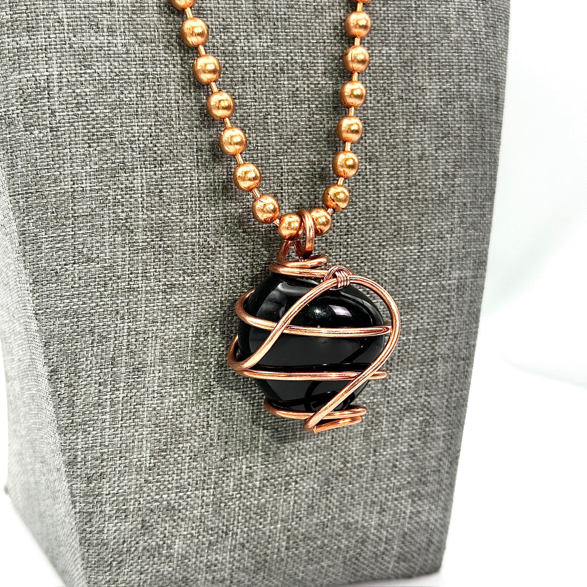 Quiet Shield | Black Obsidian Pendant