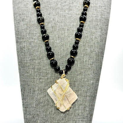 Shining Radiance  | Optical Calcite Pendant