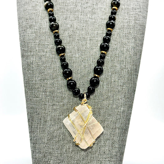 Shining Radiance  | Optical Calcite Pendant