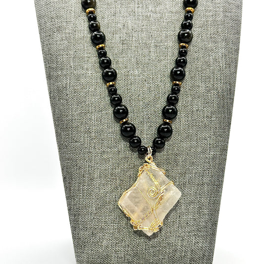 Shining Radiance  | Optical Calcite Pendant