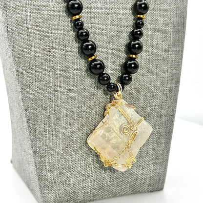 Shining Radiance  | Optical Calcite Pendant