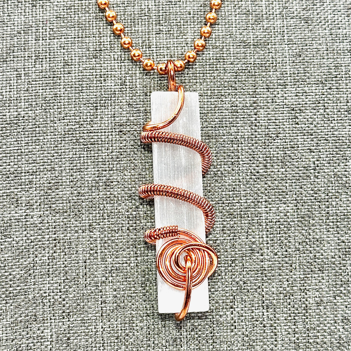 Clearly Visionary | Selenite Wand Pendant