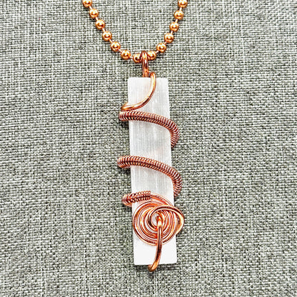Clearly Visionary | Selenite Wand Pendant