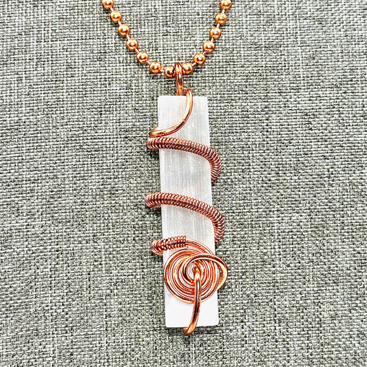 Clearly Visionary | Selenite Wand Pendant
