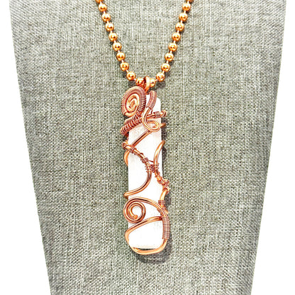 Clearly Visionary | Selenite Wand Pendant