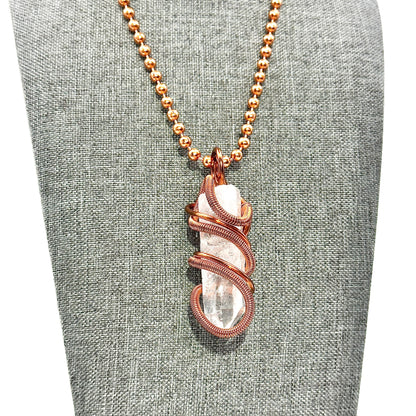 Clear it TF Out | Clear Quartz Pendant