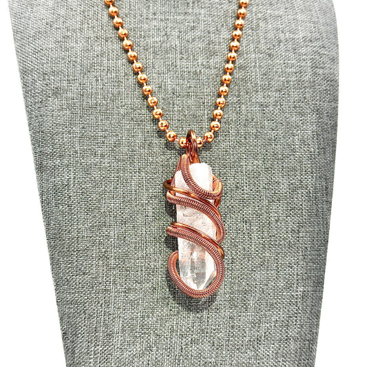 Clear it TF Out | Clear Quartz Pendant