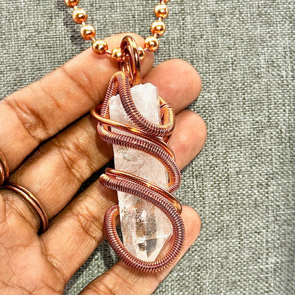 Clear it TF Out | Clear Quartz Pendant