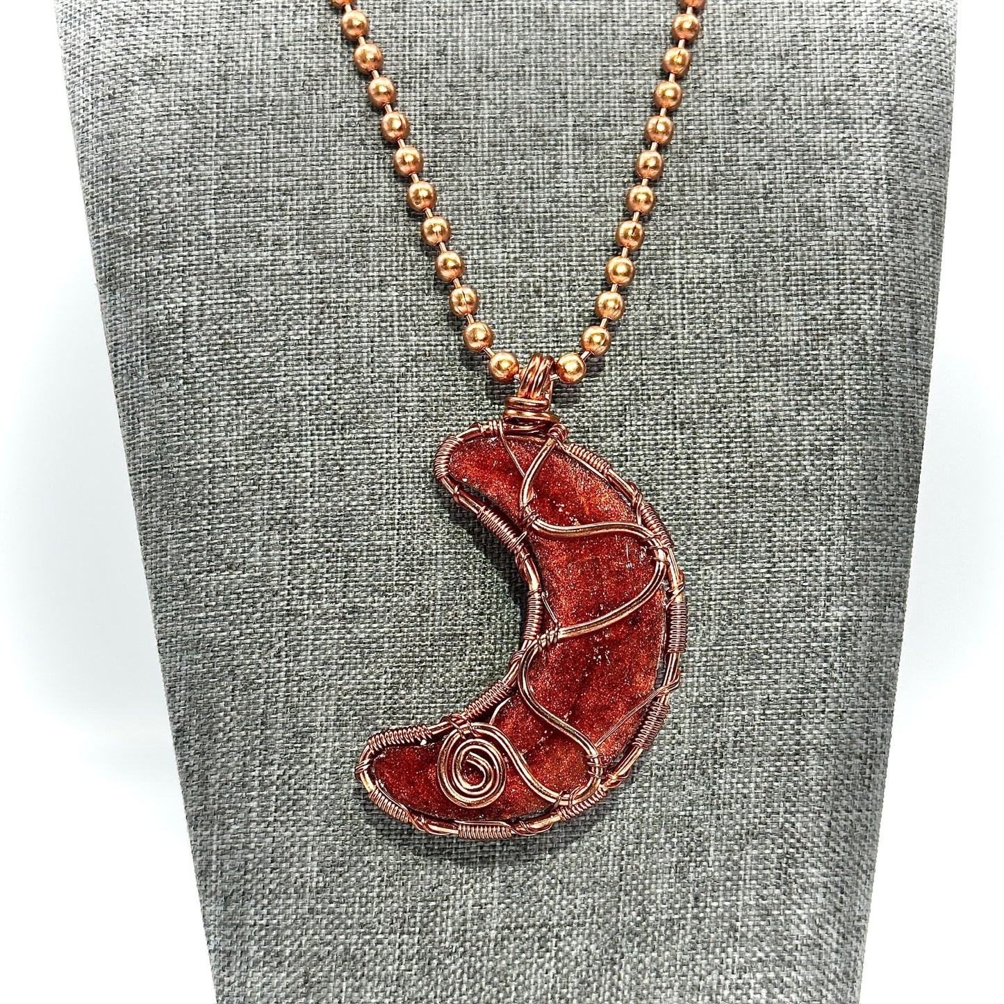 Quiet Moon | Howlite Resin Moon Amulet