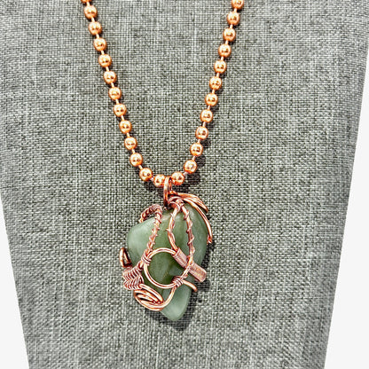 Secure Love | Green Aventurine Pendant
