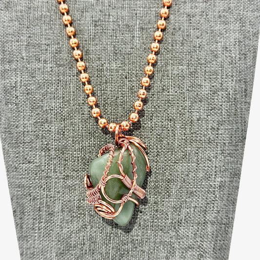 Secure Love | Green Aventurine Pendant
