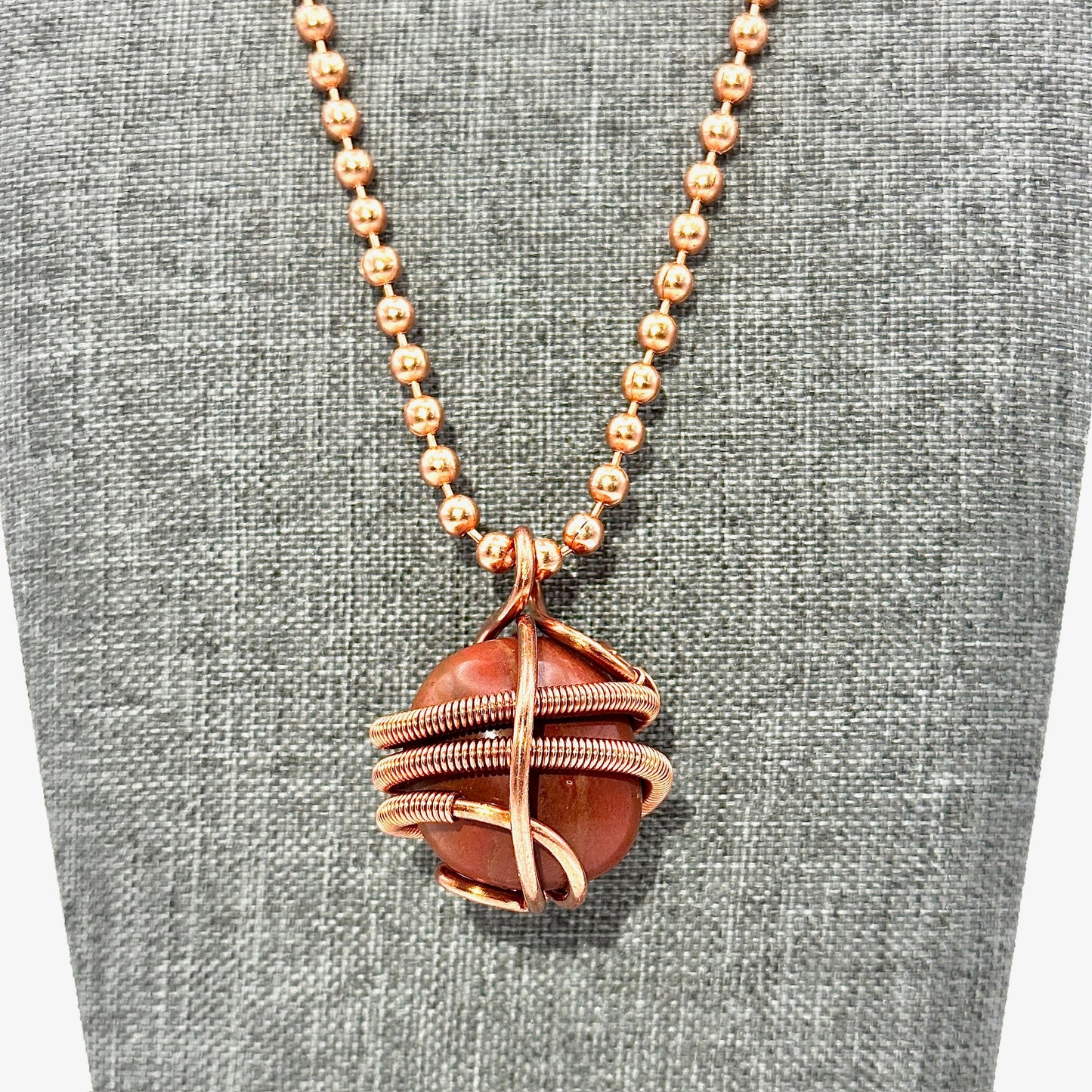 Stable Foundation | Red Jasper Pendant
