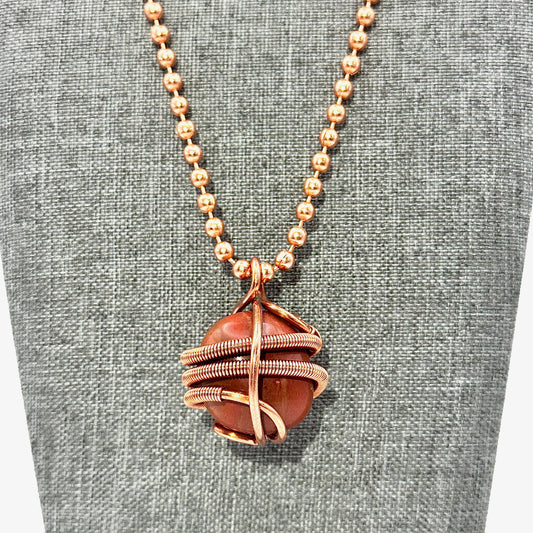 Stable Foundation | Red Jasper Pendant