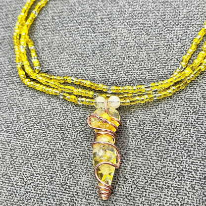 Main Attraction Energy | Citrine Goddess Waist Beads