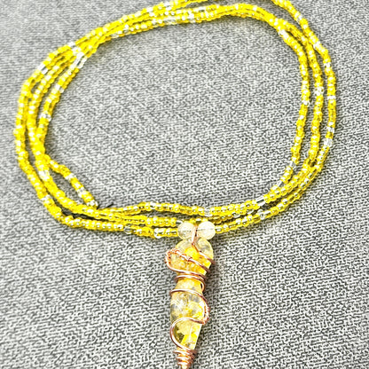 Main Attraction Energy | Citrine Goddess Waist Beads