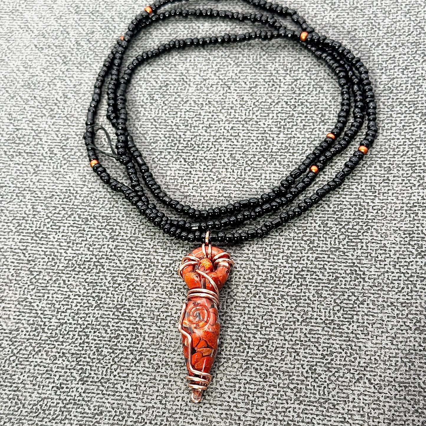 High Ground | Red Jasper Goddess Waist Beads