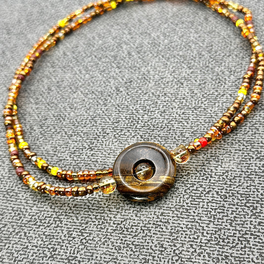 Passionately Confident | Citrine & Tiger Eye Waist Beads