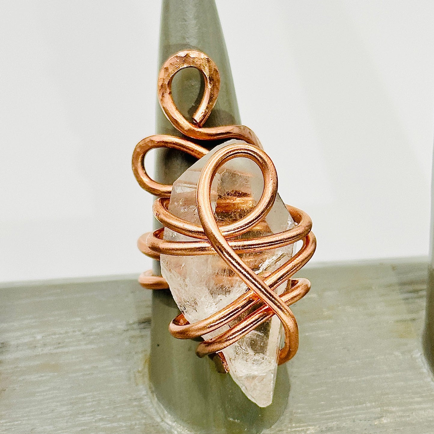 Clear Quartz | Statement Ring