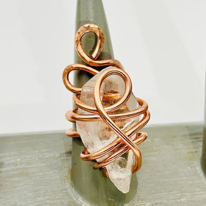 Clear Quartz | Statement Ring